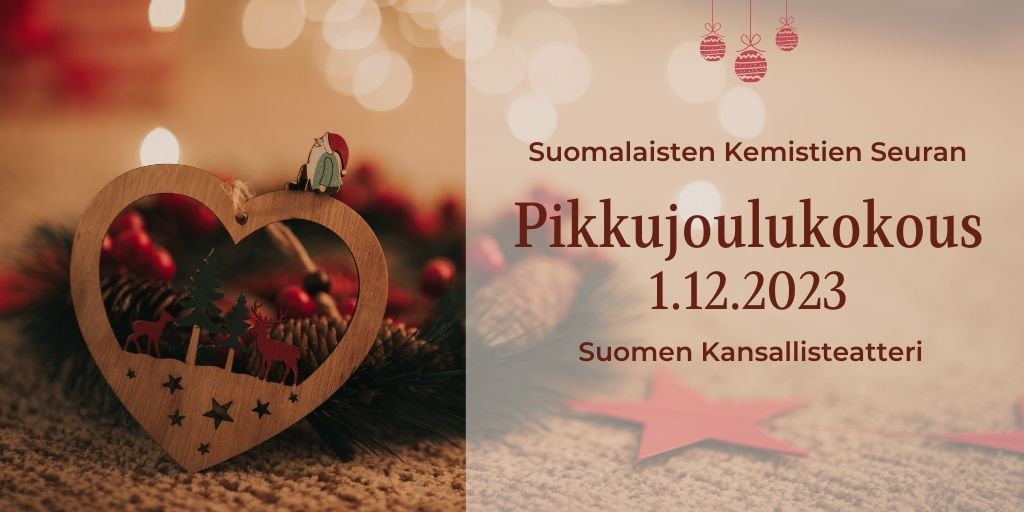 Suomalaisten Kemistien Seuran pikkujoulukokous 1.12.2023