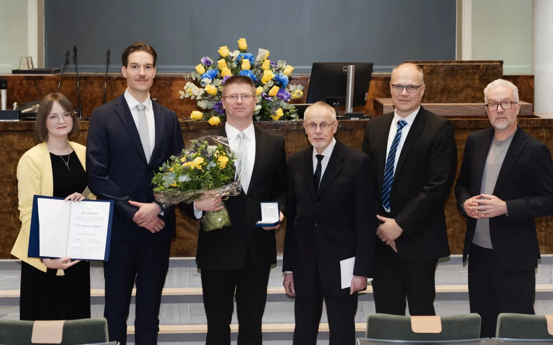 A.I.Virtasen palkinto 2025 professori Kari Rissaselle