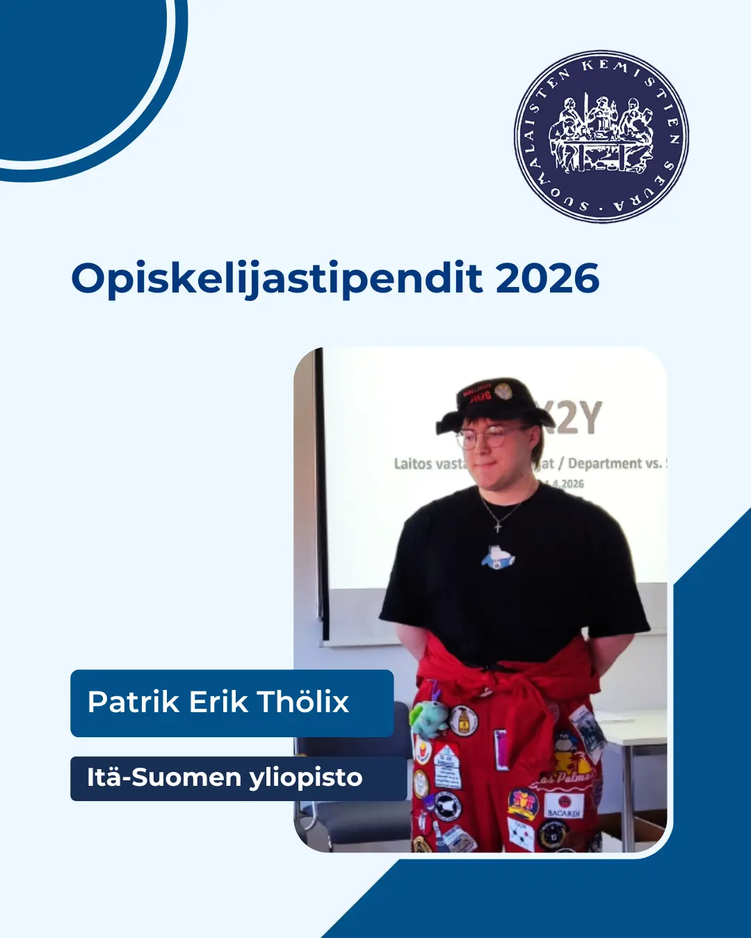 SKS stipendi Patrik Erik Thölix