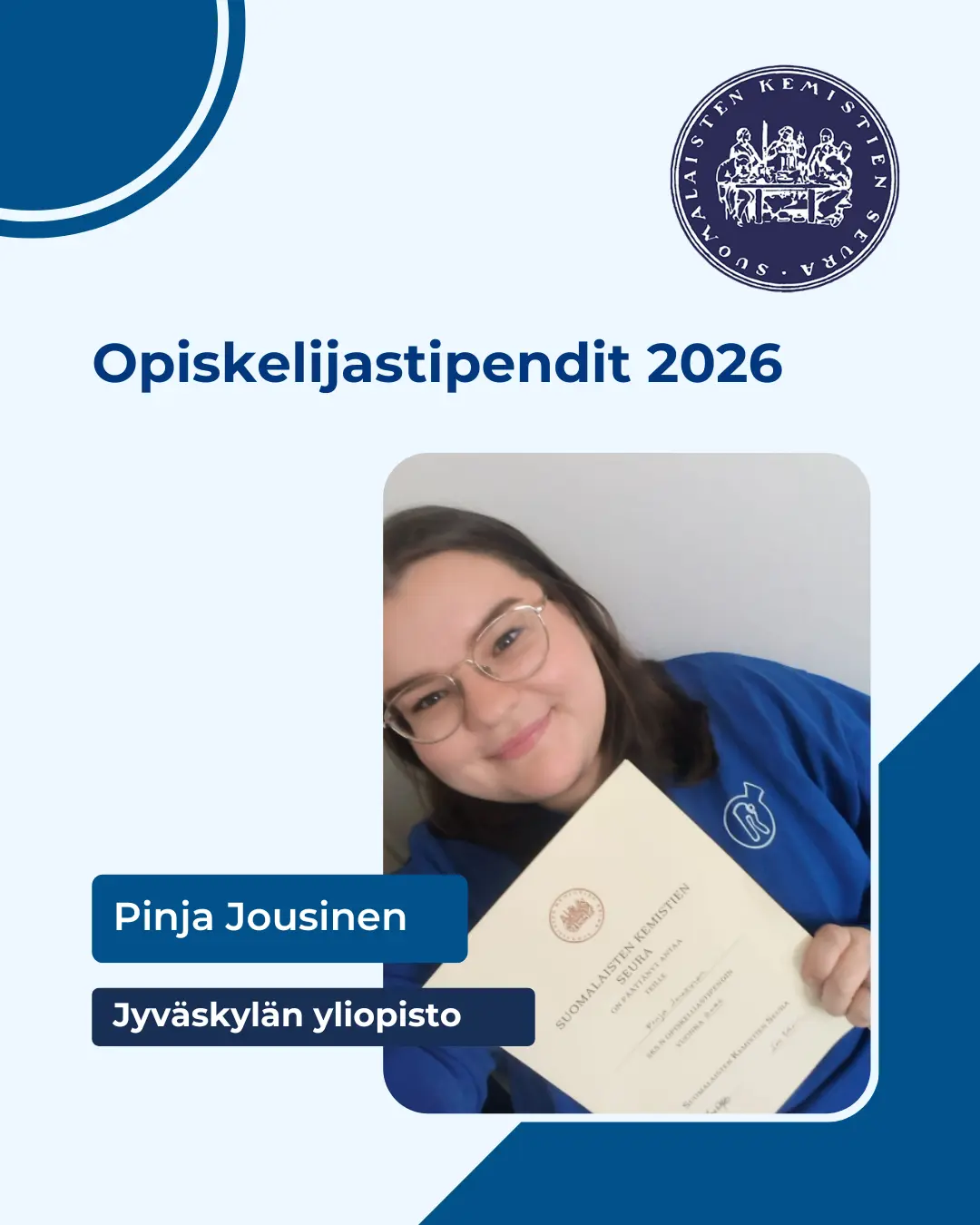 SKS stipendi Pinja Jousinen