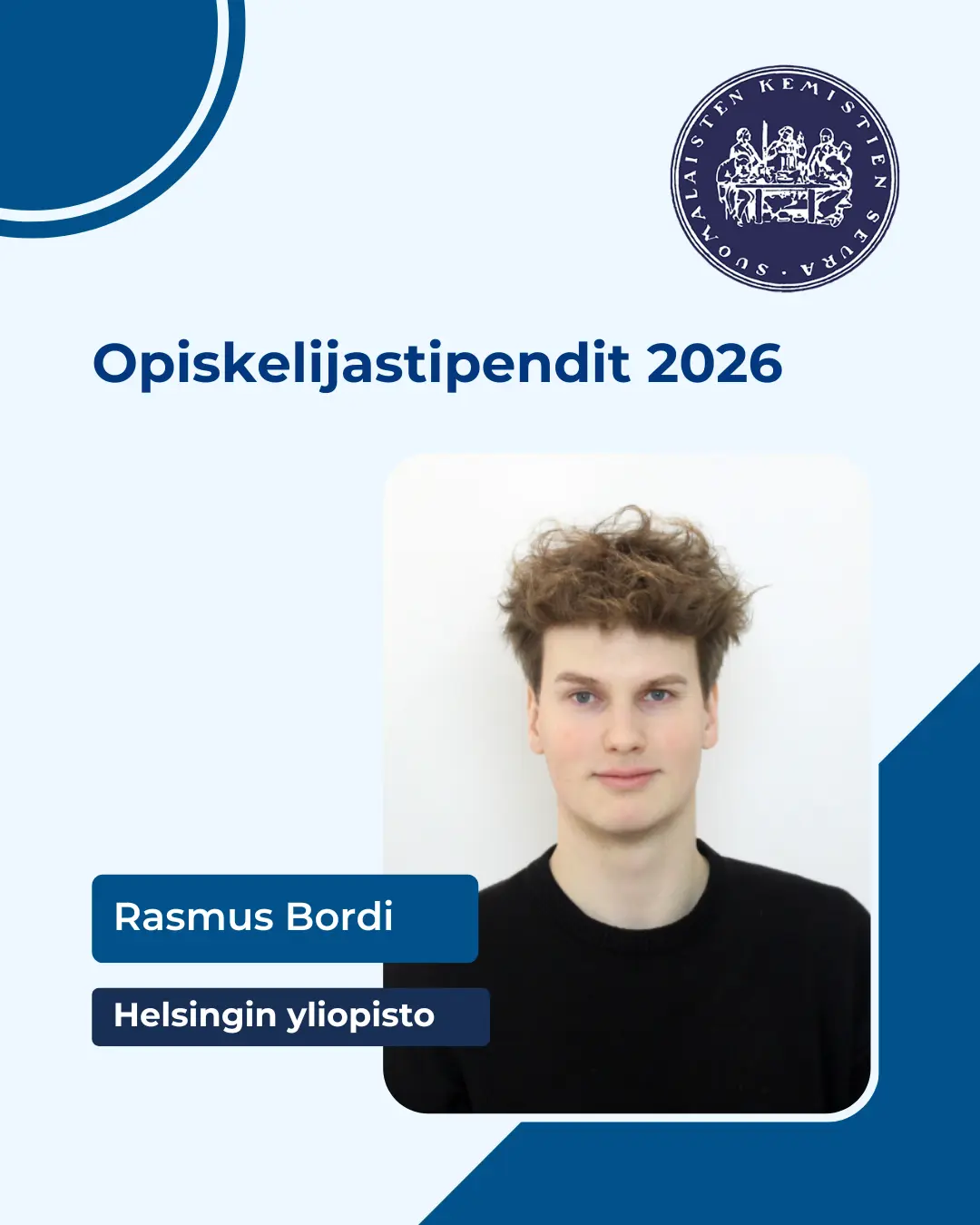 SKS stipendi Rasmus Bordi